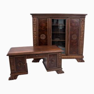 Early 20th Century Office Set on Lions Paws, Germany, 1890s