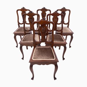 Antike französische Stühle, 1900, 6 . Set