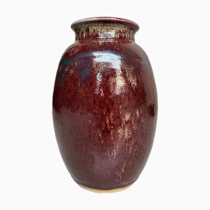 Vaso Ikebana vintage in ceramica di Noma Gazan, Giappone, anni '70