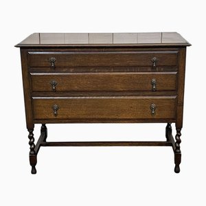 English Oak Chest of Drawers, 1930s