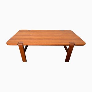 Grande Table Basse en Teck par Niels Bach, Danemark, 1970s