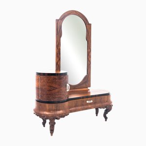 Tocador Art Déco con espejo, Italia, años 20