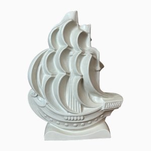 Bateau Vintage en Céramique, 1920s