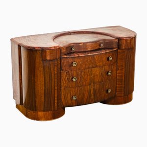 Art Deco Macassar Dressing Table by Shrager, England, 1930