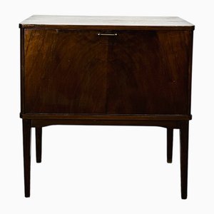 Vintage Walnut Bedside Table, 1960