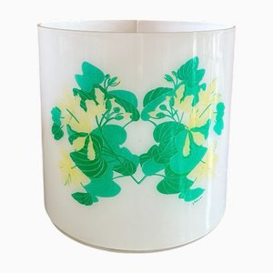 Runde Tischlampe aus Acrylglas & Stoff von Anna Maria Y Palacios, 1960er
