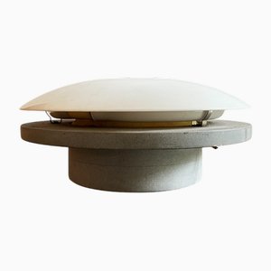 Tischlampe aus Beton & Marmor, 1970er