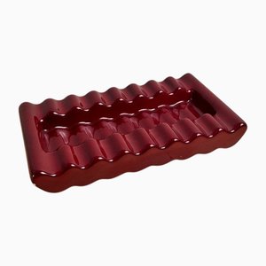 Onda Series Enamelled Ceramic Ashtray by Ettore Sottsass, 1969