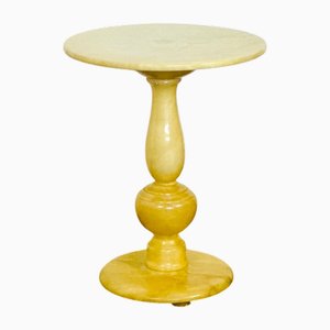 Guéridon Vintage en Onyx Naturel avec Design Sculptural, 1960