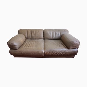 DS-76 Two-Seater Leather Sofabed from de Sede, 1970
