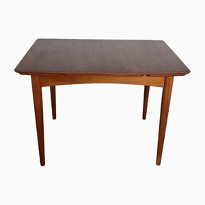 Table de Salle à Manger Scandinave à Rallonge en Placage de Teck
