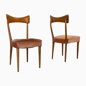 Buchenholz Stühle, 1960er, 2er Set