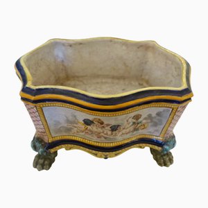 Baroque Rococo Faience Jardiniere, 19th Century