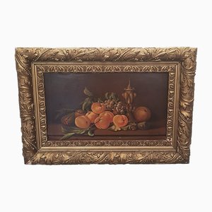 G. Henrotte, Fruit Still Life, 1914, Oil Painting, Framed