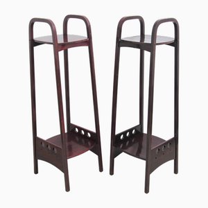 Supports pour Plante en Hêtre par Michael Thonet pour Thonet, Set de 2