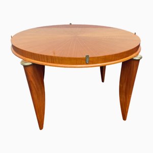 Mesa auxiliar Art Déco de Maurice Jallot, France, años 40