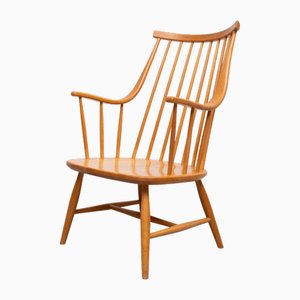 Grandessa Spindle Back Armchair by Lena Larsson for Nesto, Sweden, 1960s