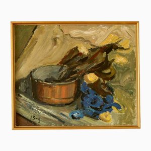 Iwan Broberg, Still Life, 1960s, Oil on Panel