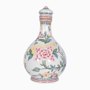 Flasche mit Deckel aus Outeiro Porzellan, 1950er