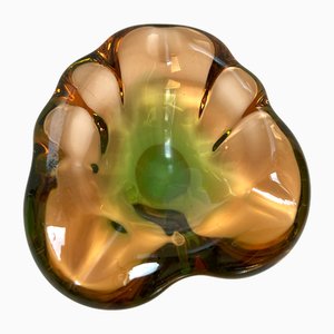 Cendrier Sommerso en Verre de Murano, Italie, 1960s