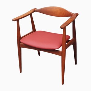 Chaise Ch-35 en Teck par Hans J Wegner pour Carl Hansen & Son, Danemark, 1950s, 1960s