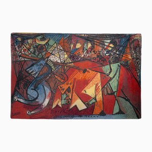 Wollteppich mit Run of the Bulls von Pablo Picasso Print von Ege Axminster A/S, Dänemark, 1990er