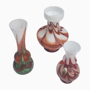 Vases en Verre par Palina Fiorentina, Italie, 1960s, Set de 3