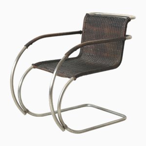 Butaca Weissenhof MR 20 de Ludwig Mies van der Rohe para Berlin Metallgewerbe Josef Müller, Alemania, 1927