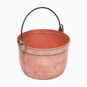 Large Duro Planter or Cauldron with Handle, 1890s