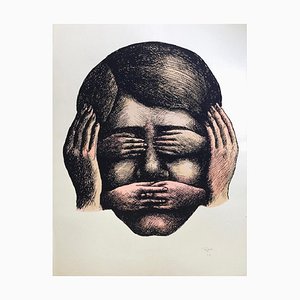 Roland Topor, Do Not See, Do Not., 1970, Lithographie