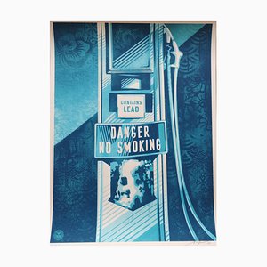 Shepard Fairey (Obey Giant), Danger No Smoking, 2016, Screenprint