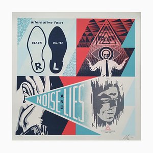 Shepard Fairey (Obey Giant), Alternative Facts, 2022, Screenprint