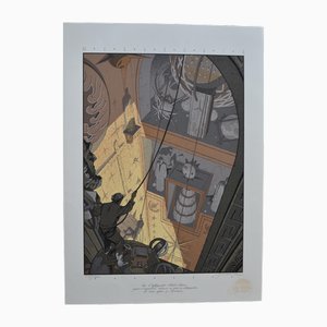 François Schuiten, The Obscure Cities, Marahuaca, 1999, Screen Print