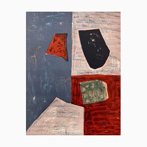 Serge Poliakoff, Composition, 1958, Original Lithograph