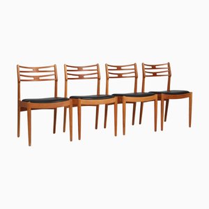 Dining Chairs attributed to Johannes Andersen for Uldum Møbelfabrik, Set of 4