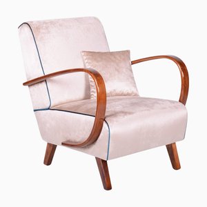 Czech Art Deco Armchair attributed to Jindrich Halabala for Up Závody, 1940s