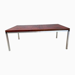 Mid-Century Couchtisch aus roter Keramik, Dänemark, 1960er