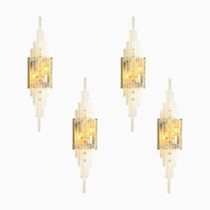 Glass Wall Light from from Poliarte, Italy, 1970s