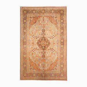 Vintage Middle Eastern Qorn Silk Rug