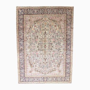 Antique Middle Eastern Hand-Knotted Kerman Rug