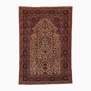 Antiker orientalischer handgeknüpfter Kashan Teppich