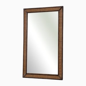 Rattan Frame Mirror, 1970s
