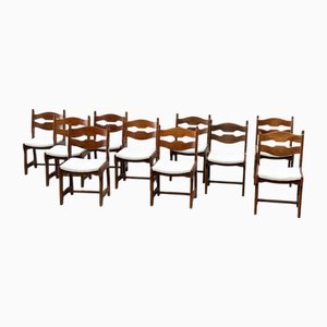 Brutalist Razorback Dining Chairs, 1980s, Set of 10