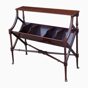 Comedero para libros de caoba eduardiana