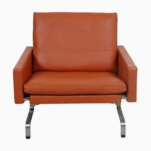 PK-31/1 Sessel aus Terrakotta Leder von Poul Kjærholm, 1980er