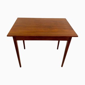 Mesa de comedor escandinava pequeña de teca, años 60