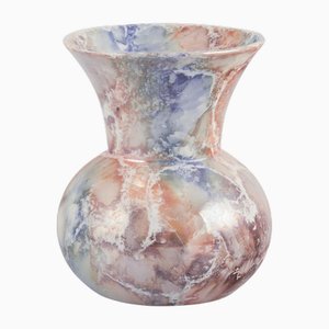 Art Deco Style Marmor Vase in Ceramic from Arabia, Finland, 1920s