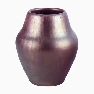 Danish Luster Glazed Ceramic Vase by Søren Kongstrand, 1920s