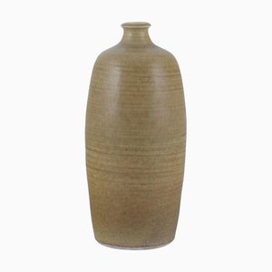 Danish Aubergine Glazed Studio Ceramic Vase