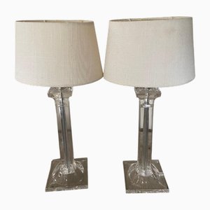 Acrylic Glass Lamps, 2010s, Set of 2